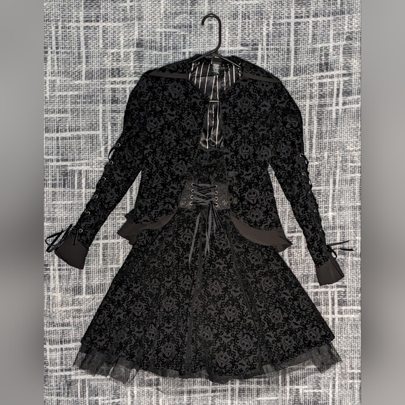 The Nightmare Before Christmas Gothic Corset Dress Jacket - Picture 4 of 4